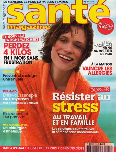 Article du magazine Santé Magazine sur le Dr Cédric Kron, chirurgien esthétique à Paris